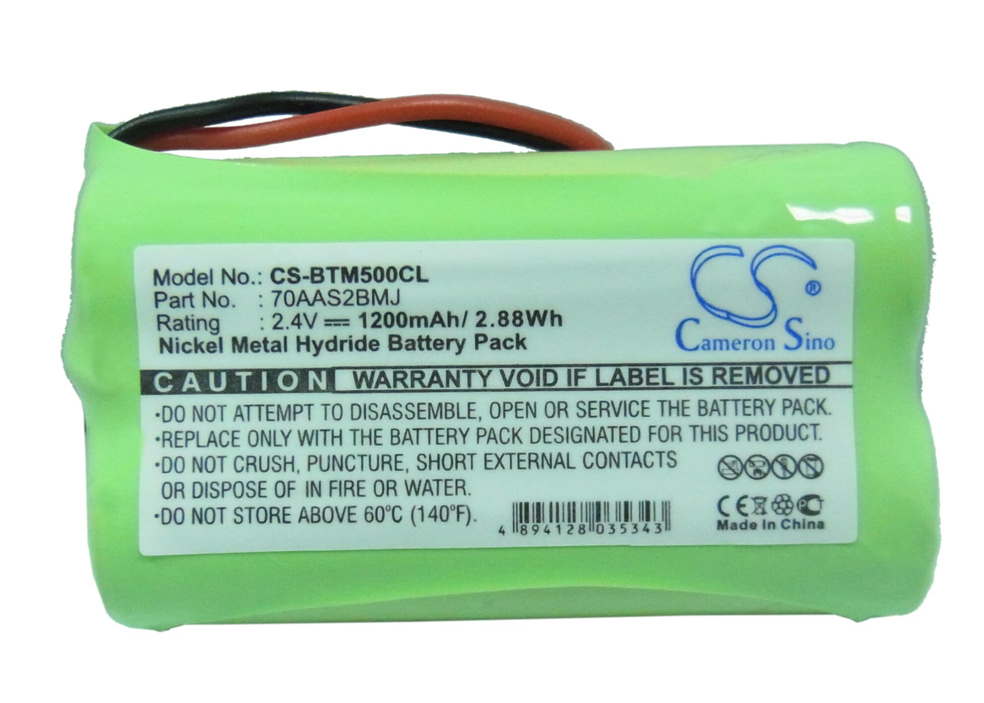 Batteri till Sladdlös telefon för Binatone MD500, Micro DECT kompatibel m.fl.