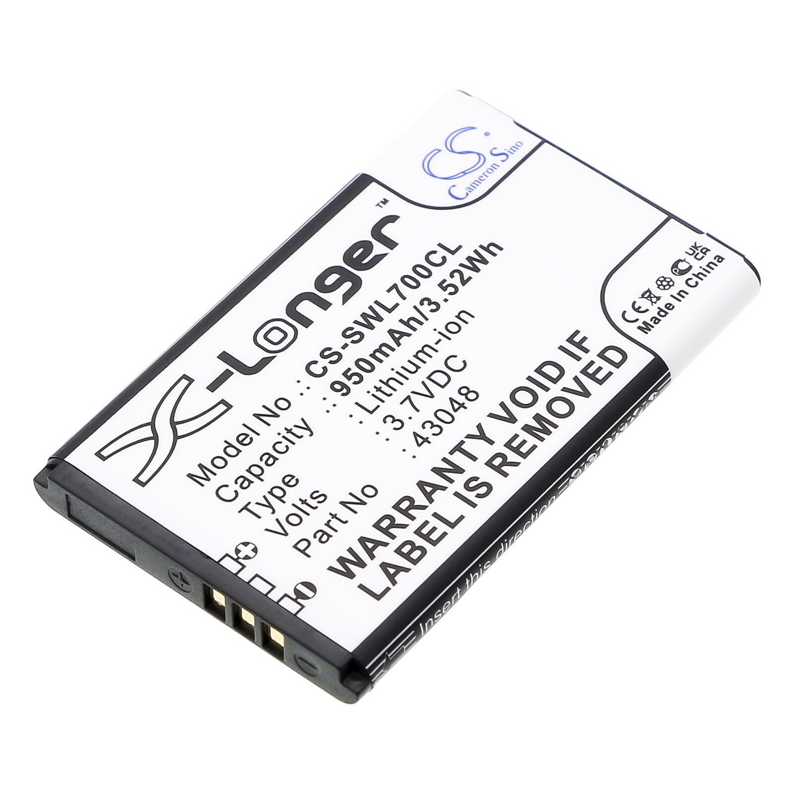 Batteri till Sladdlös telefon för Swissvoice L7, SV 20405855