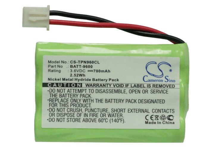 Batteri till Sladdlös telefon för Telematrix 9600, 9621P