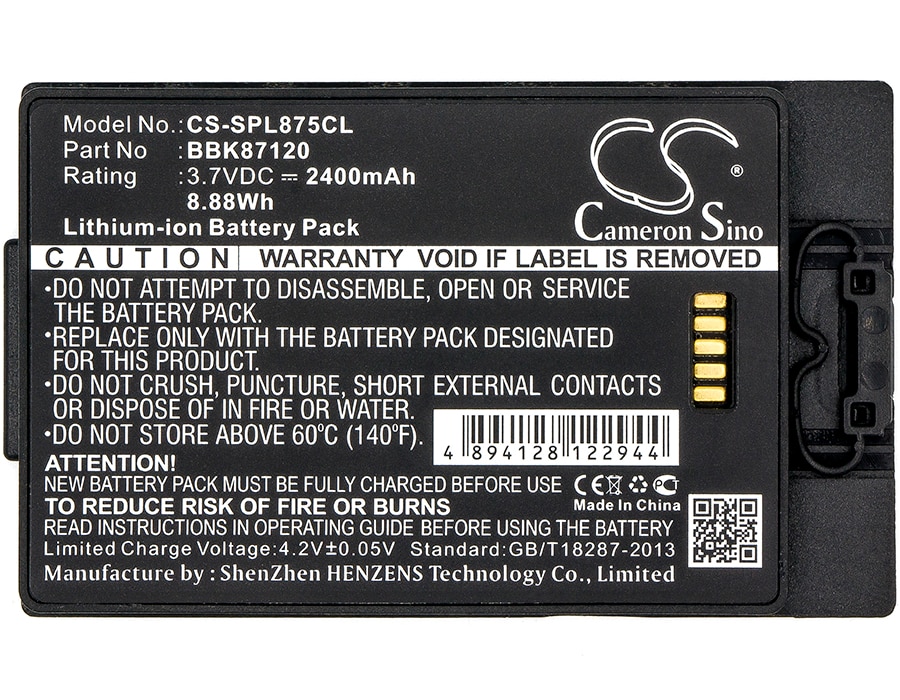 Batteri till Sladdlös telefon för Spectralink 8742, PIVOT S8742, PBL87420