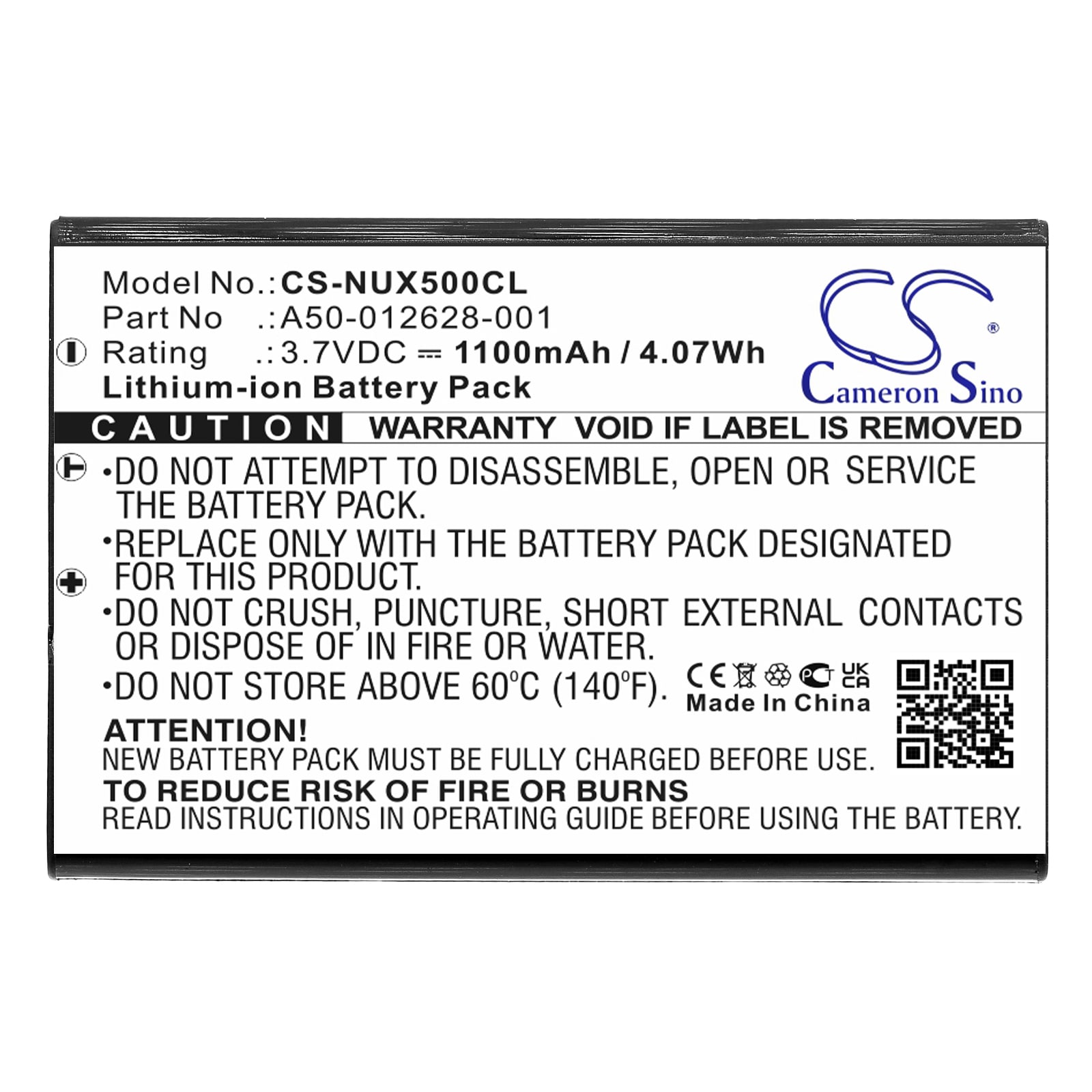 Batteri till Sladdlös telefon för NEC DT330, DTL-12BT-1, UX5000 DG-12e m.fl.