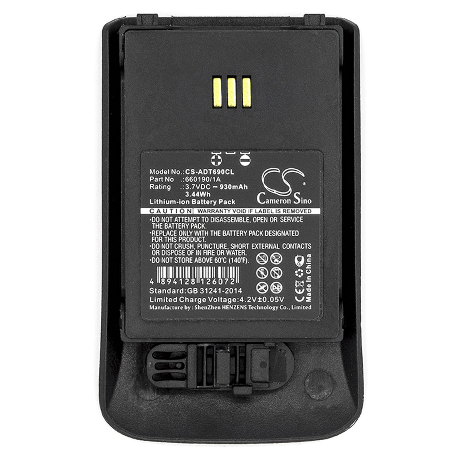 Batteri till Sladdlös telefon för Aastra DT690, DT692, DH4-BAAA/2B