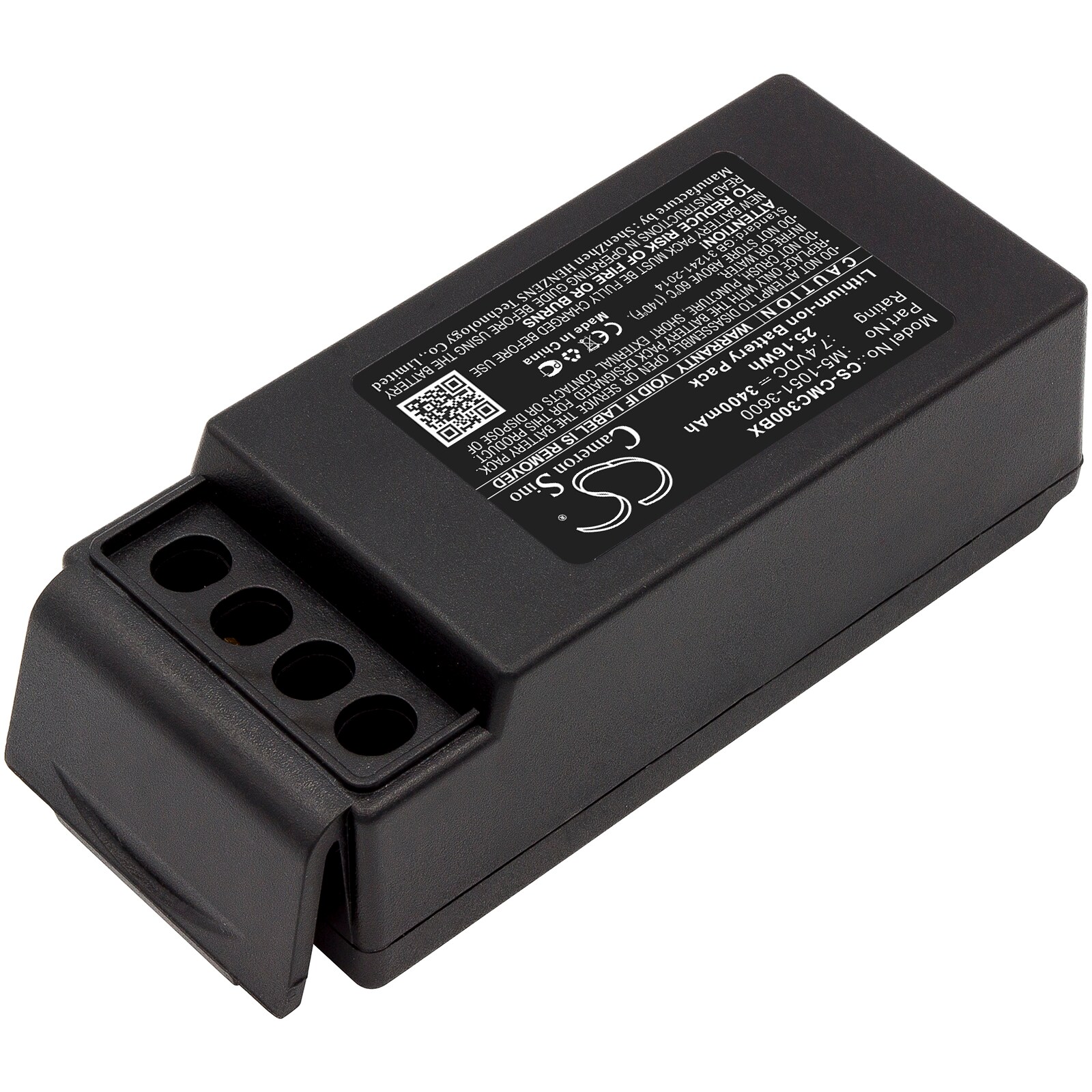 Batteri till Fjärrkontroll för kran för Cavotec M9-1051-3600 EX, MC-3, MC-3000