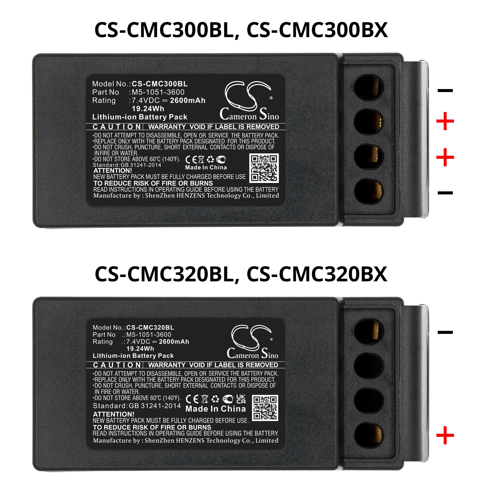 Batteri till Fjärrkontroll för kran för Cavotec M9-1051-3600 EX, MC-3, MC-3000