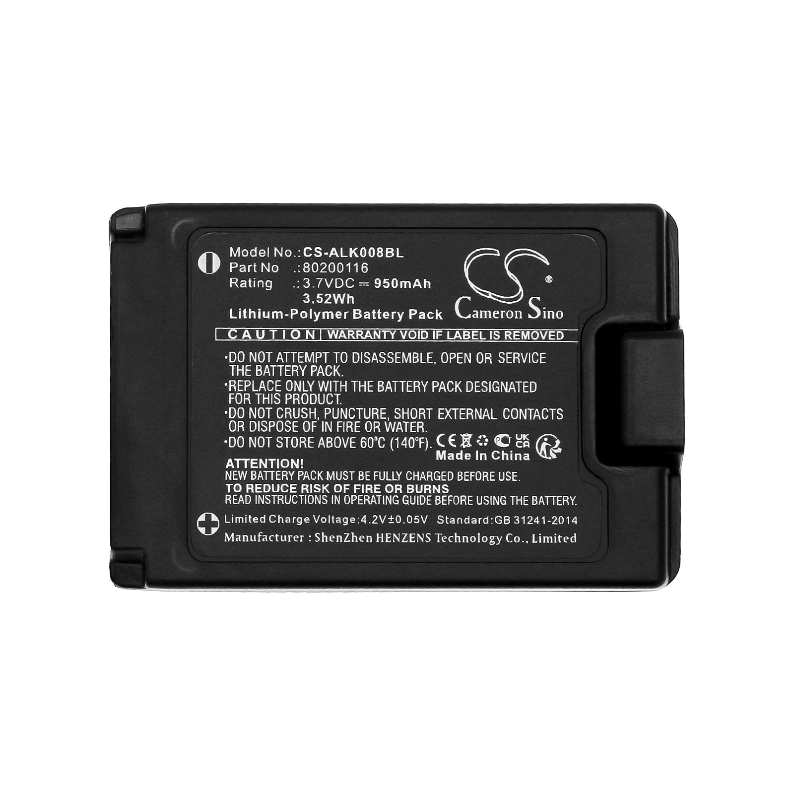 Batteri till Fjärrkontroll för kran för Autec A8B, Air Remote Control