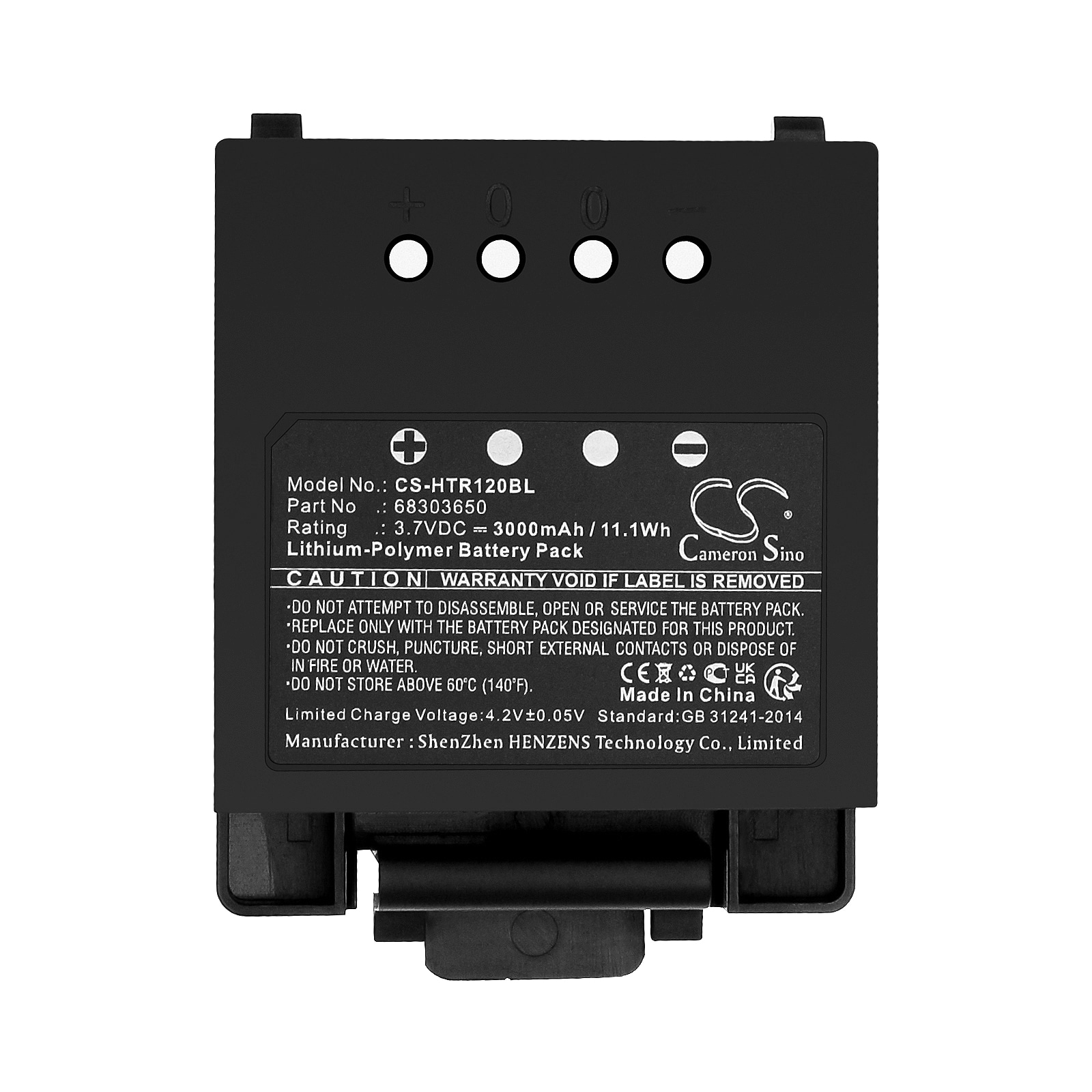 Batteri till Fjärrkontroll för kran för Hetronic ERGO-120