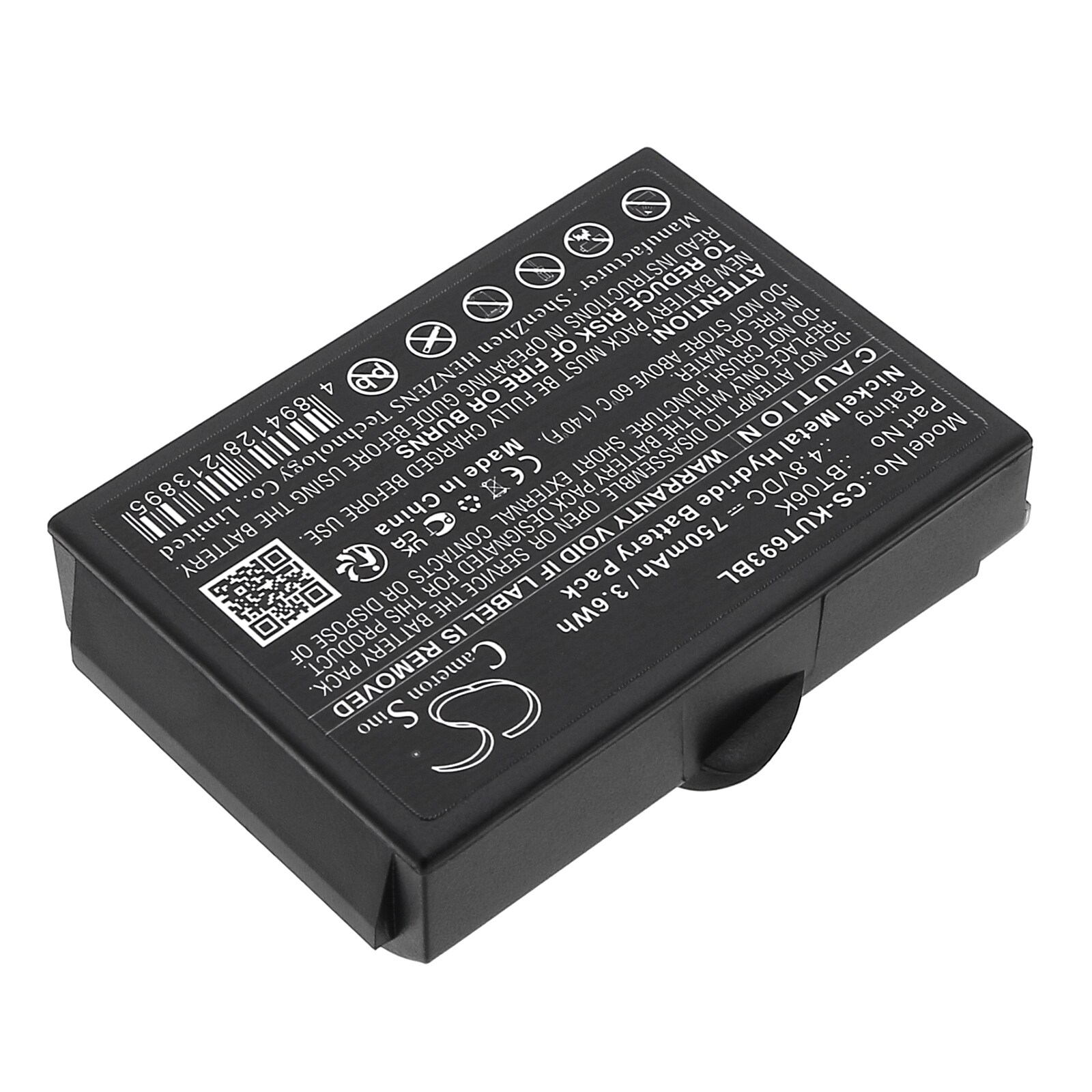 Batteri till Fjärrkontroll för kran för IKUSI 2303692, ATEX transmitters m.fl.