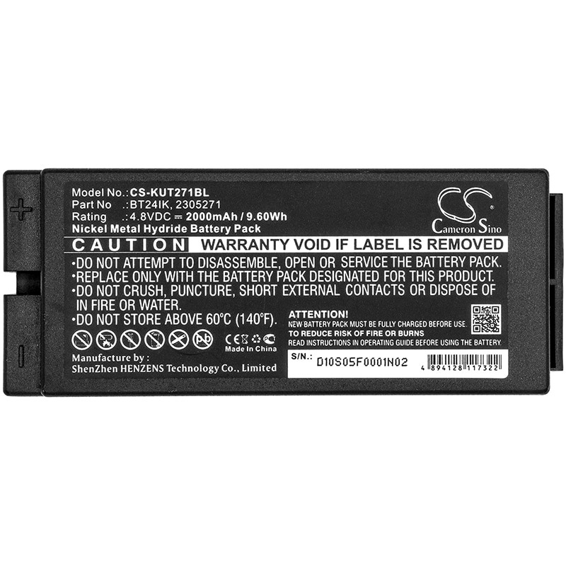 Batteri till Fjärrkontroll för kran för IKUSI TM70/3, TM70/8, IK3 transmitters m.fl.