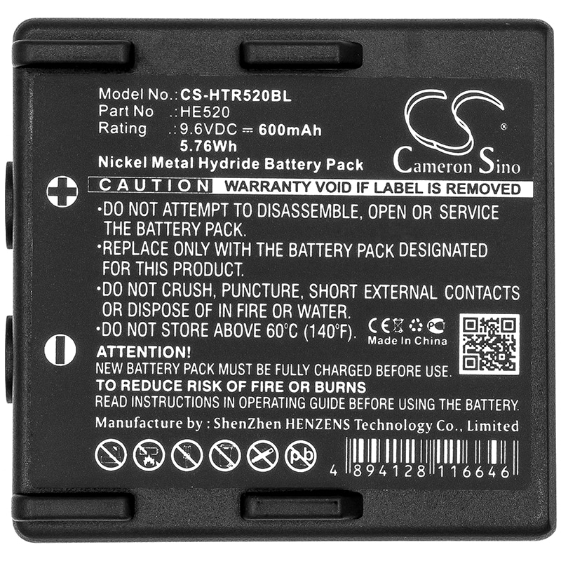 Batteri till Fjärrkontroll för kran för Hetronic Nova Ergo, Nova, Ergo m.fl.