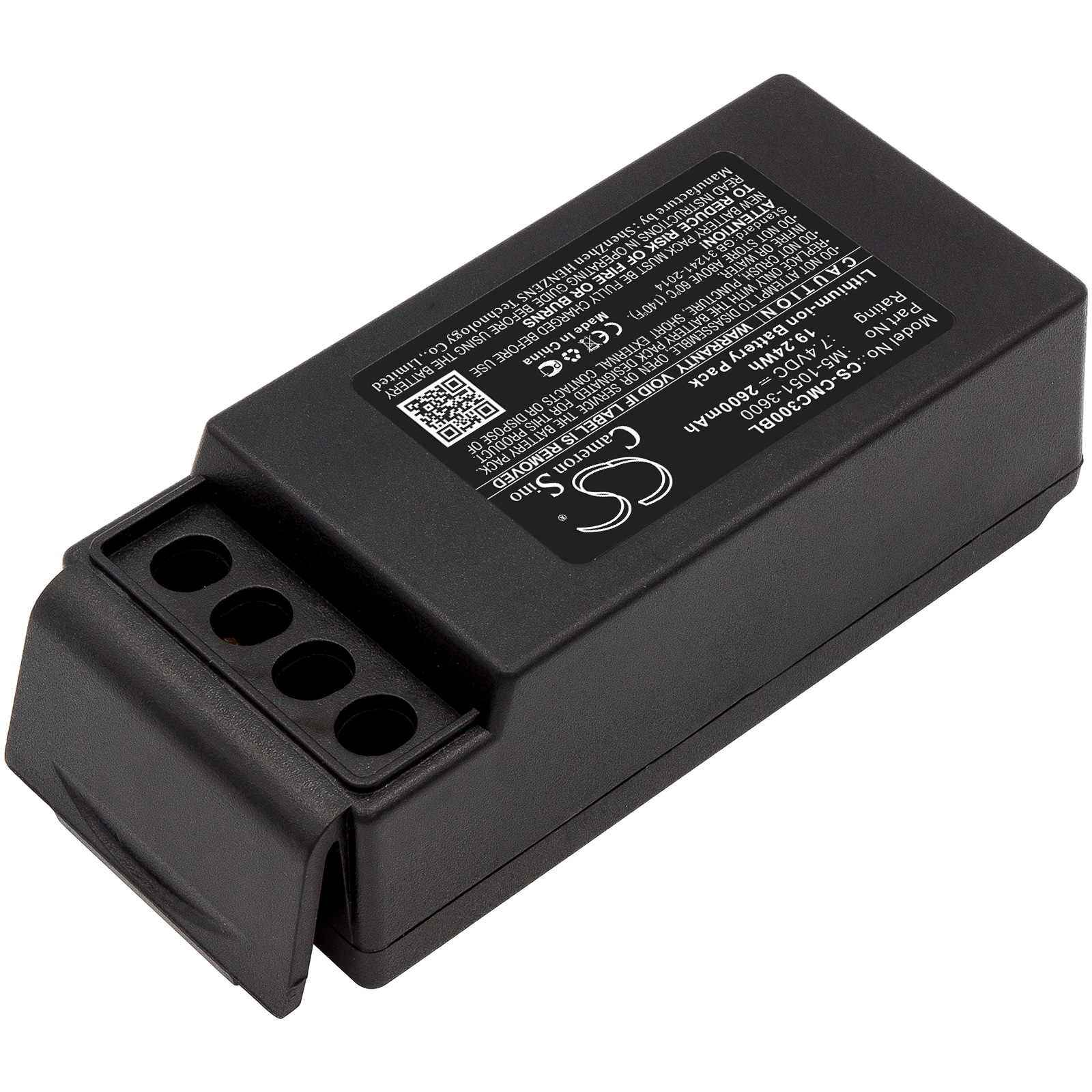 Batteri till Fjärrkontroll för kran för Cavotec M9-1051-3600 EX, MC-3, MC-3000