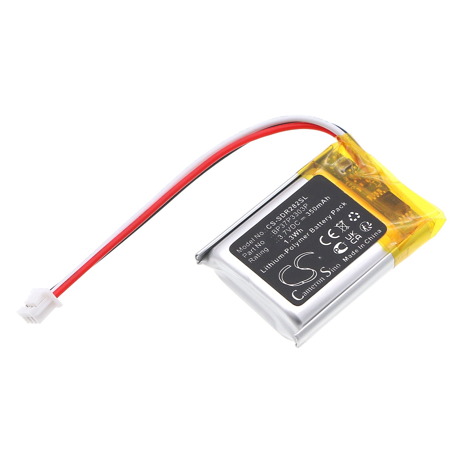 Batteri till Hundhalsband för Dogtra 280C Receiver, 282C Receiver, Trainers ARC