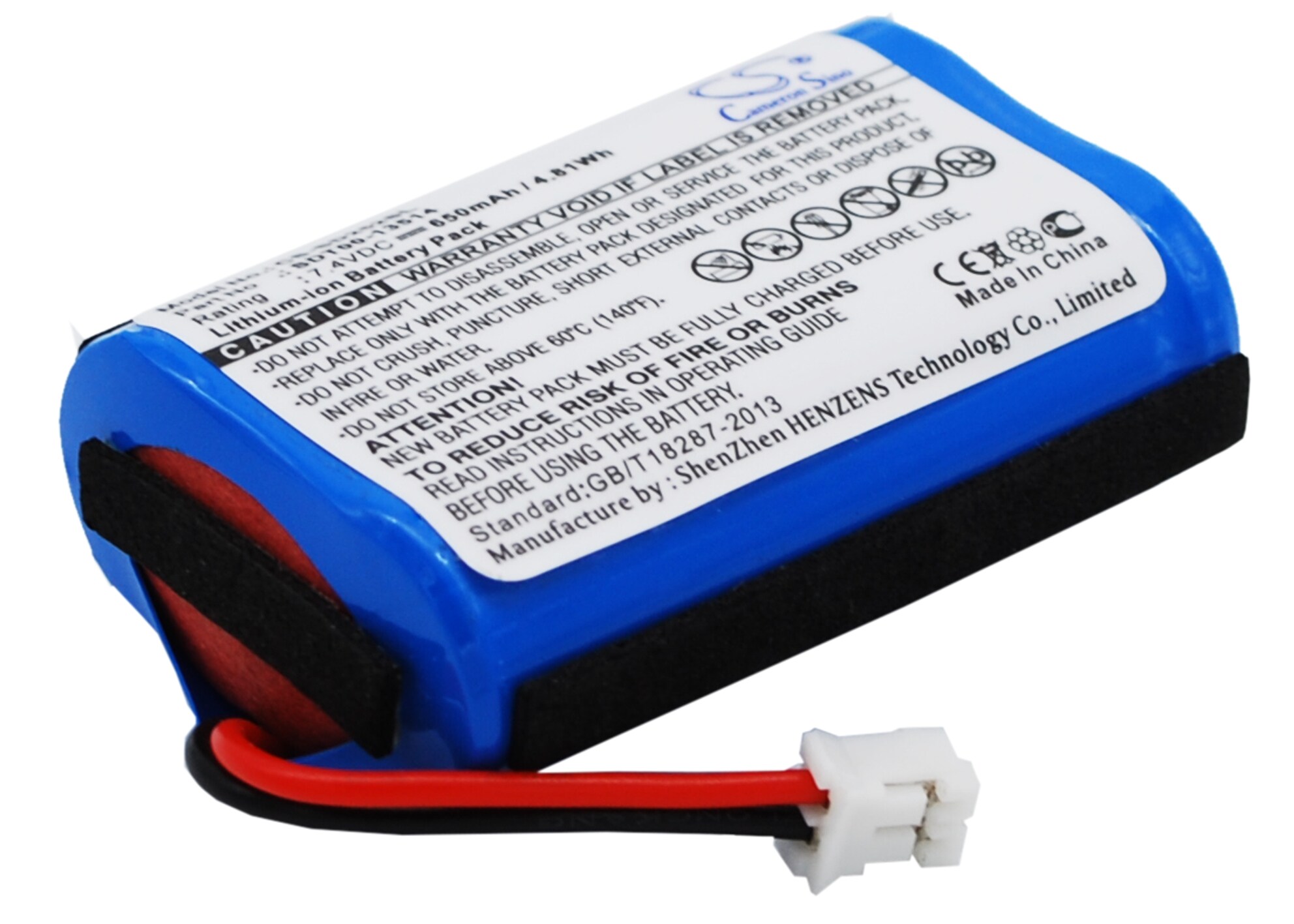 Batteri till Hundhalsband för SportDOG SD-2525 ProHunter Transmitter, ProHunter 2525 m.fl.
