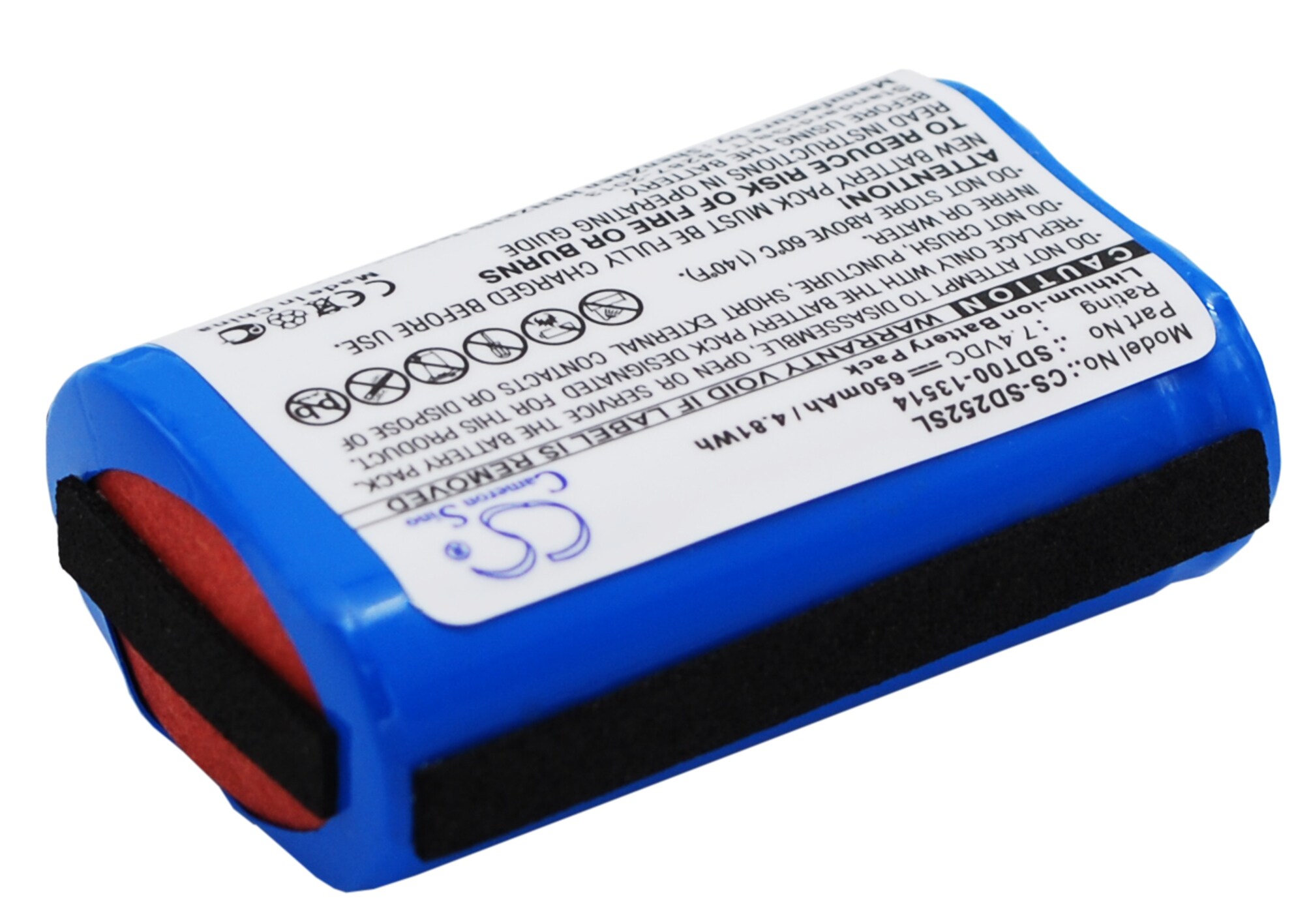 Batteri till Hundhalsband för SportDOG SD-2525 ProHunter Transmitter, ProHunter 2525 m.fl.