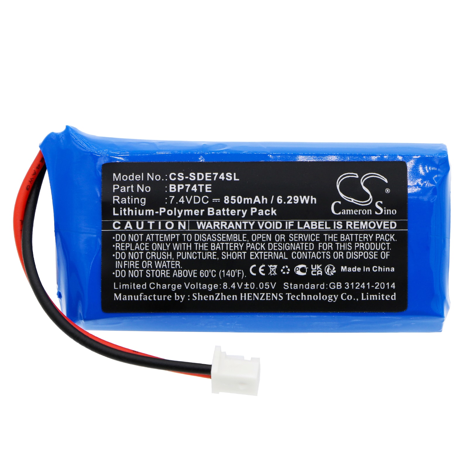 Batteri till Hundhalsband för Dogtra EDGE transmitter, DA212, EDGE TX m.fl.