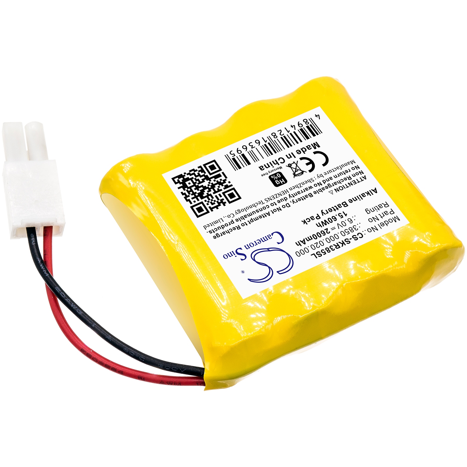 Batteri till Dörrlås för SAFE-O-KIEFER 3850.000.020.000, Safe-O-Pin Pincode