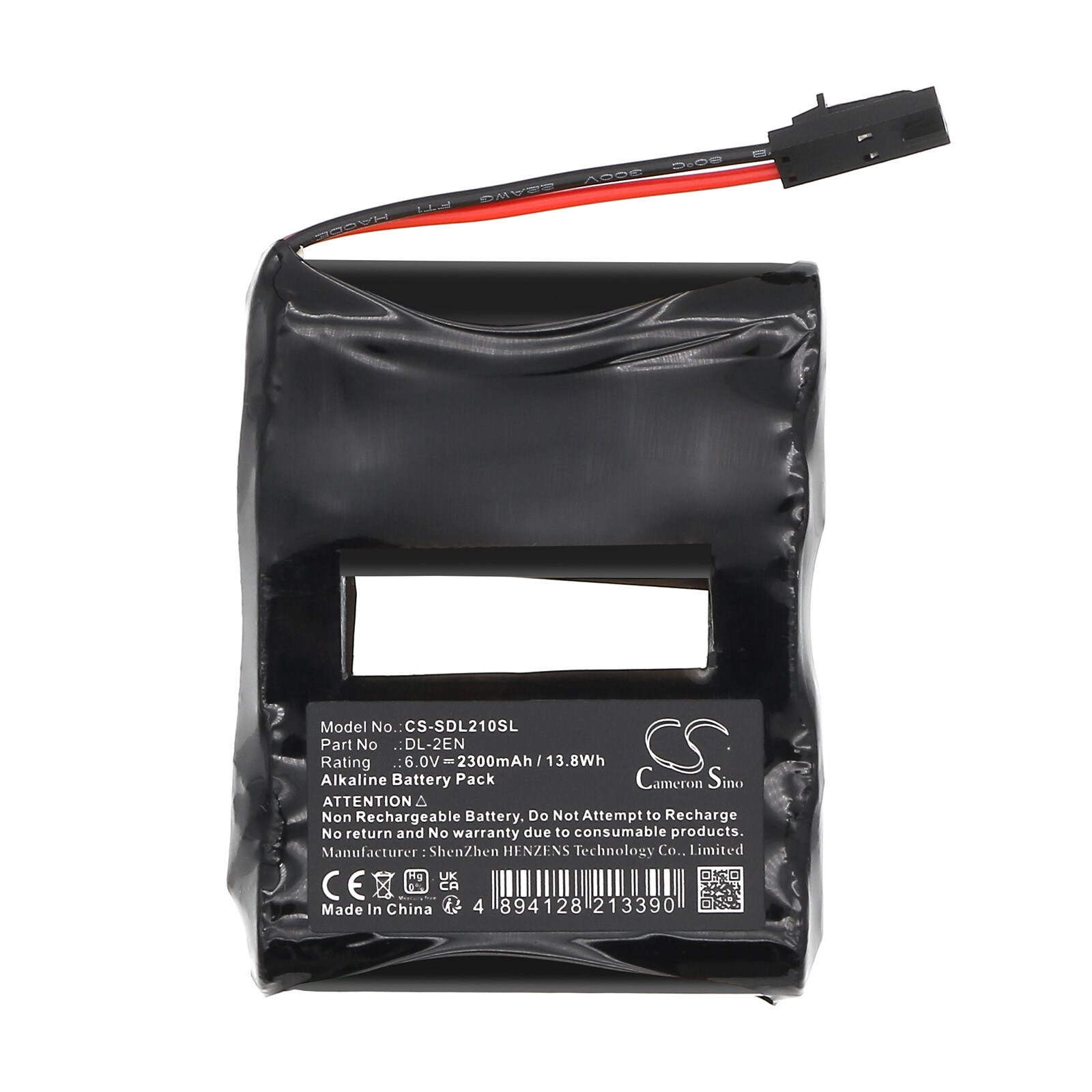 Batteri till Dörrlås för Saflok 54490, 884955, DL-2 m.fl.