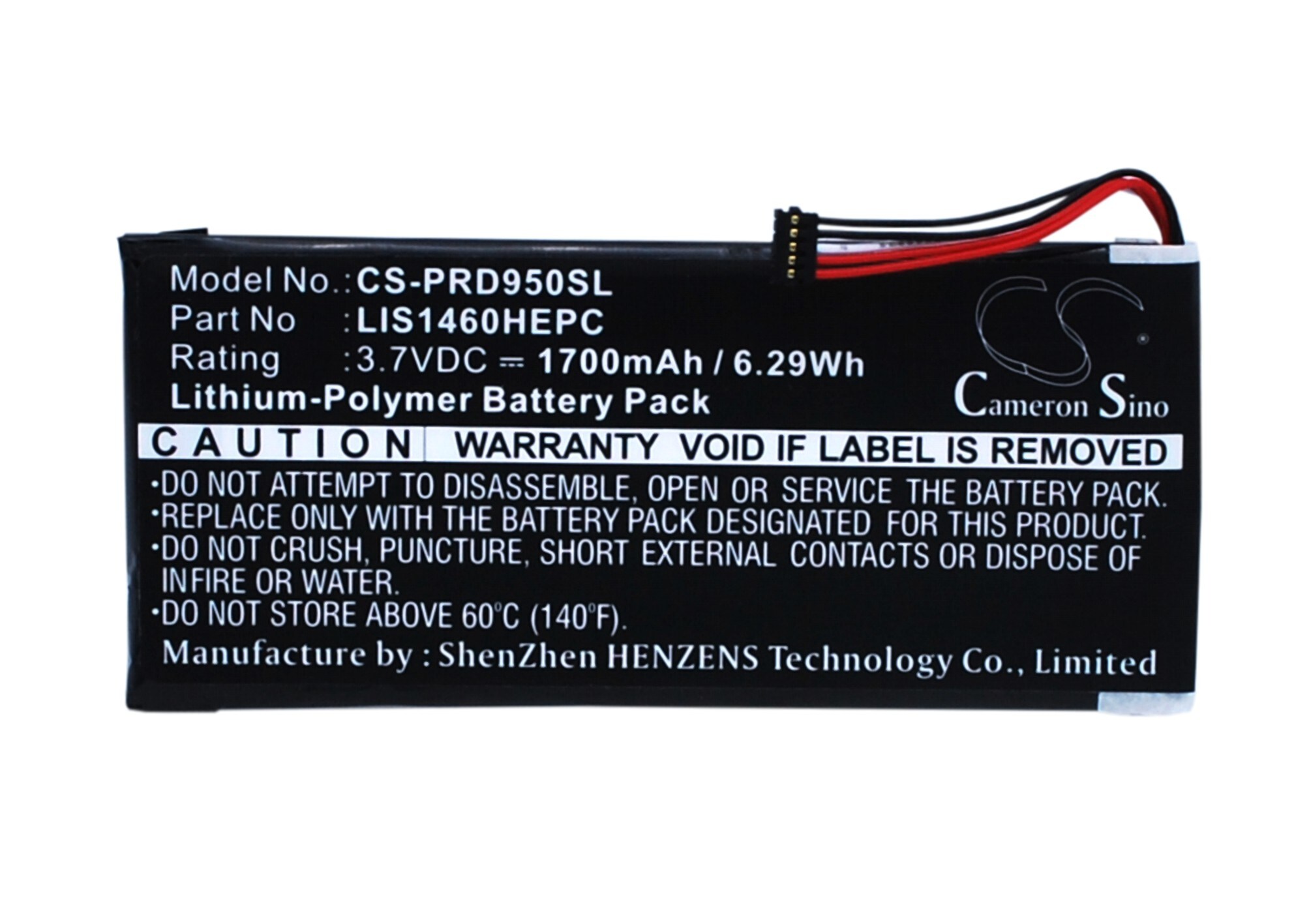 Batteri till E-bok, E-läsare för Sony PRS-950, PRS-950SC