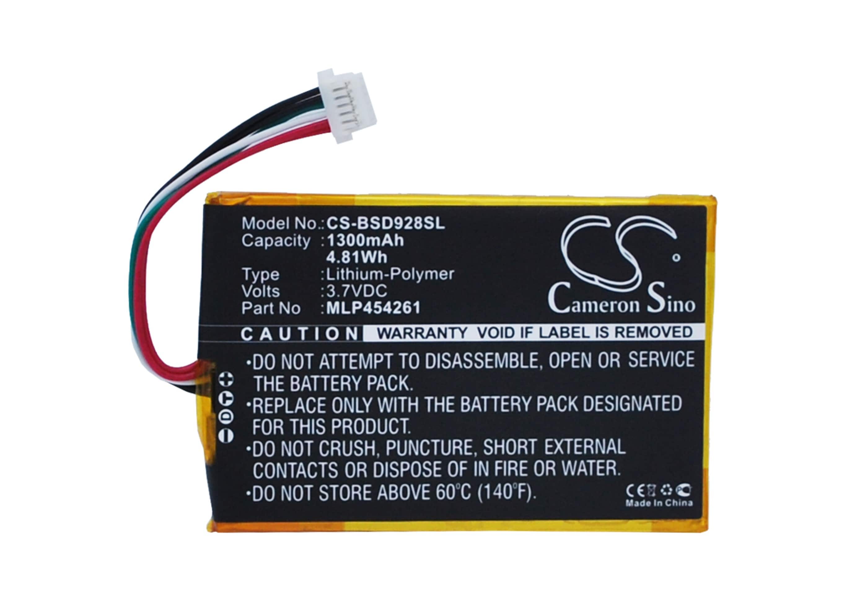 Batteri till E-bok, E-läsare för Bambook SD928+