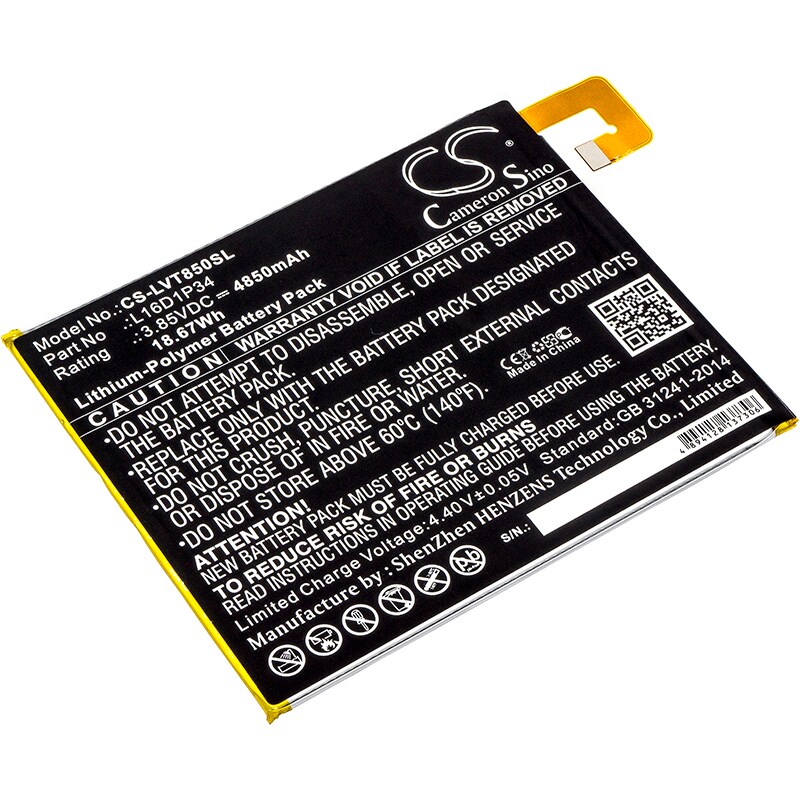 Batteri till Tablett för Lenovo Tab 4, Tab4, ZA2B0009US m.fl.