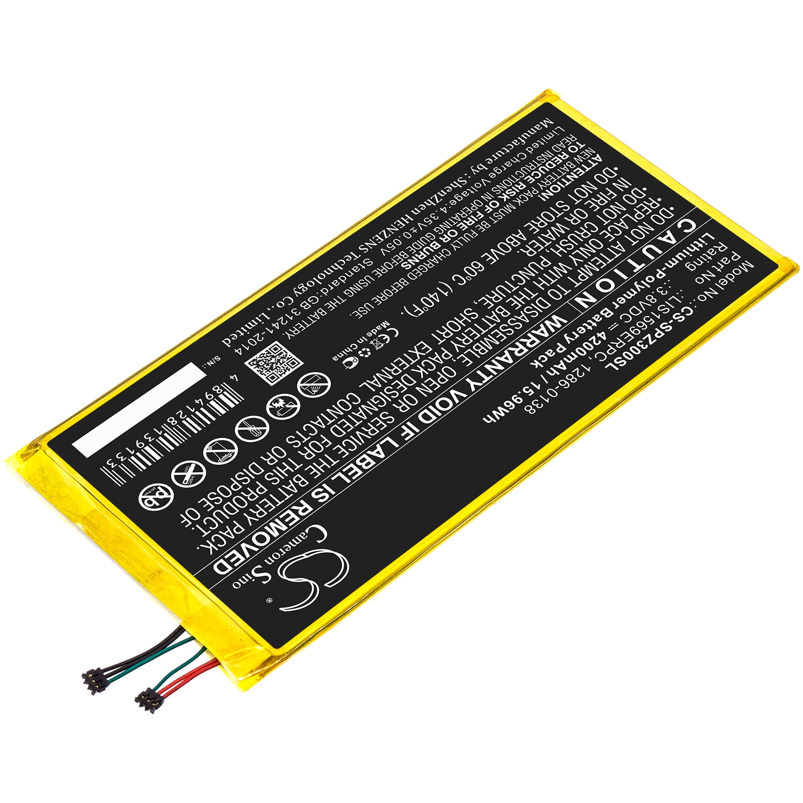 Batteri till Tablett för Sony Xperia Z3 Tablet, Xperia Tablet Z3 Compact, SGP621 m.fl.