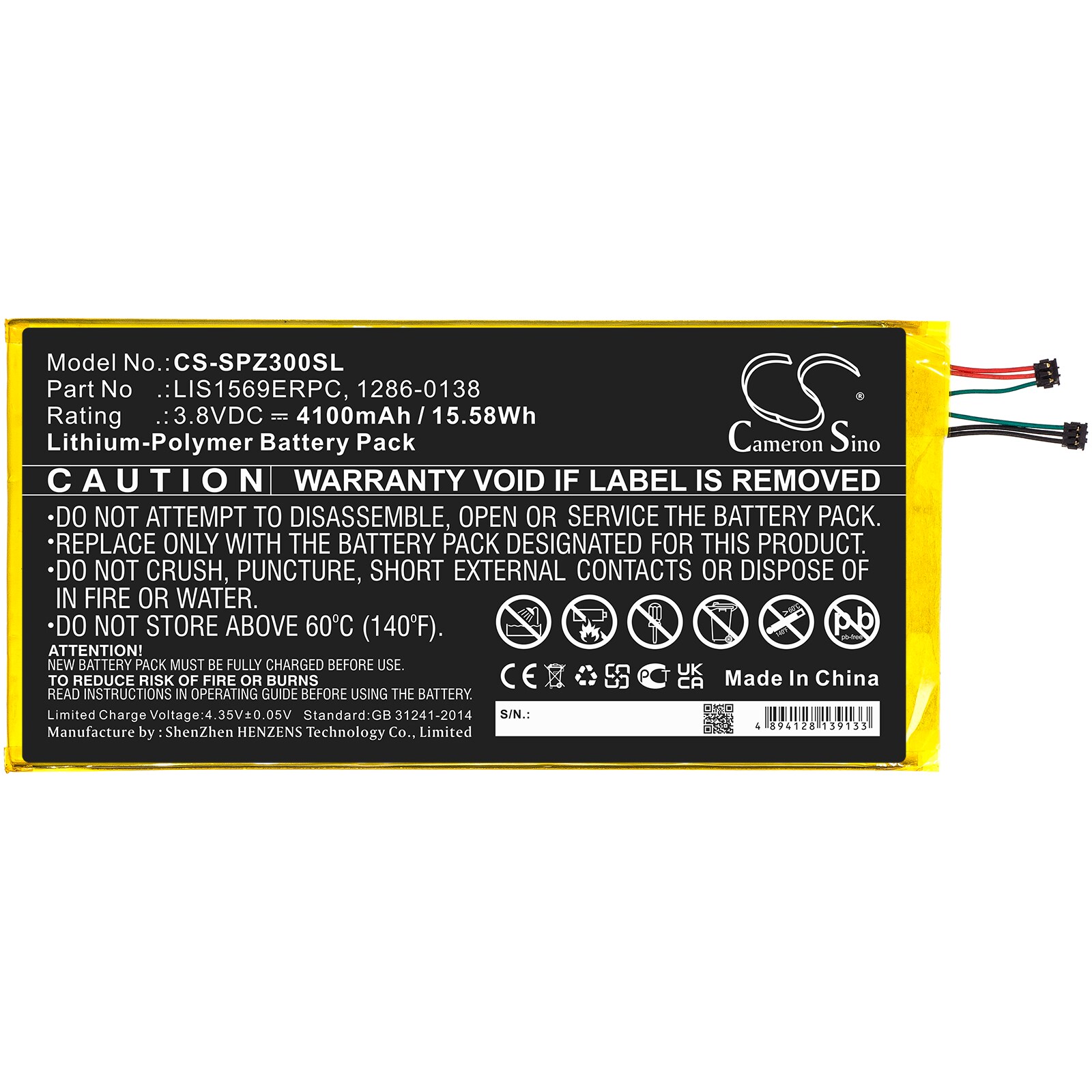 Batteri till Tablett för Sony Xperia Z3 Tablet, Xperia Tablet Z3 Compact, SGP621 m.fl.
