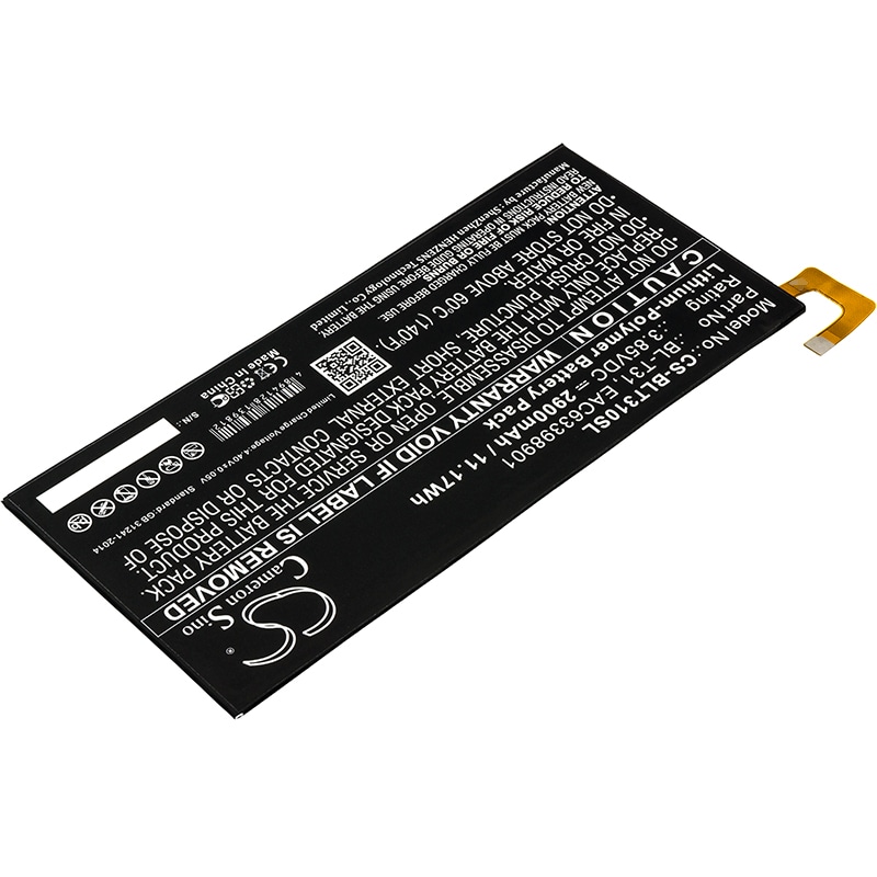 Batteri till Tablett för LG G Pad F2 8.0, G Pad F2 8.0 LTE, LK460