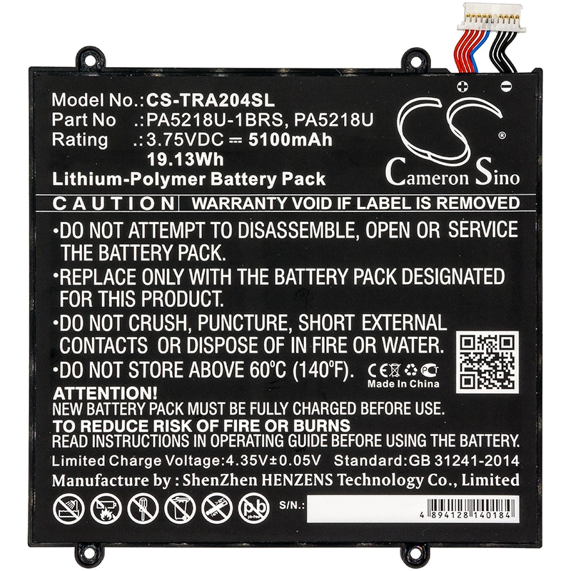 Batteri till Tablett för Toshiba Excite A204, Excite A204 AT10-B