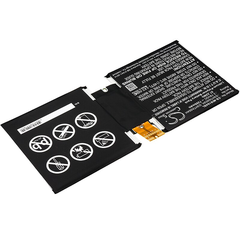 Batteri till Tablett för Microsoft Surface 3 10.8", Surface 3 1645, MSK-1645