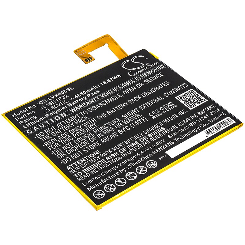 Batteri till Tablett för Lenovo Smart Tab M10, TB-X605F, X605 m.fl.