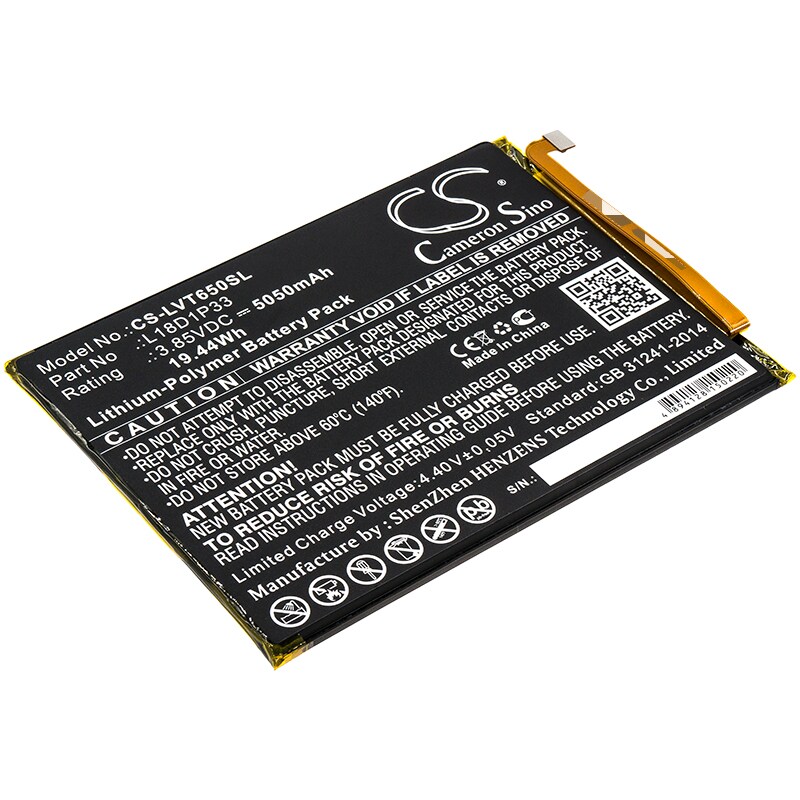 Batteri till Tablett för Lenovo Tab V7, PB-6505M