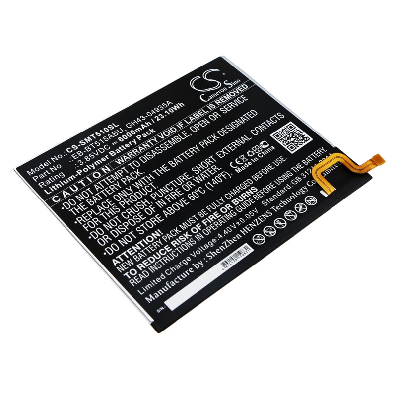 Batteri till Tablett för Samsung SM-T510, SM-T515, Galaxy Tab A 2019 m.fl.