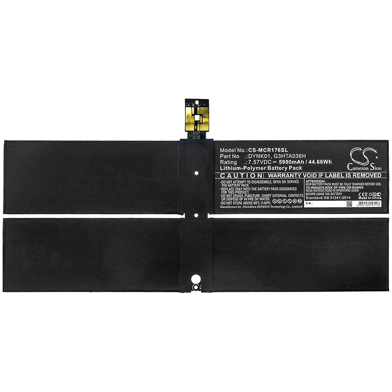 Batteri till Tablett för Microsoft Surface 1769, Surface 1782, Surface 2-LQN-00004