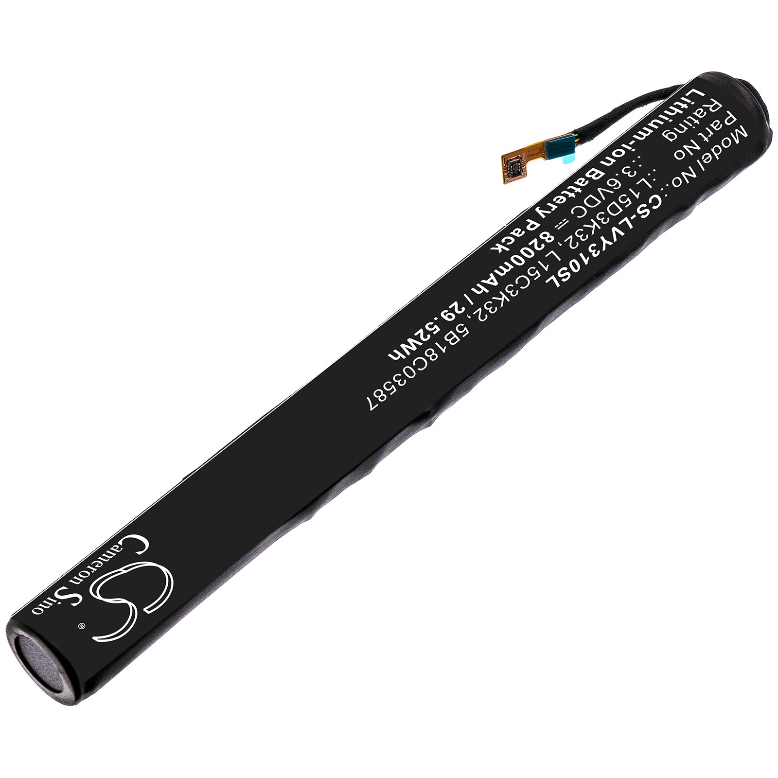Batteri till Tablett för Lenovo Yoga Tab 3 10, YT3-X50, YT3-X50F m.fl.