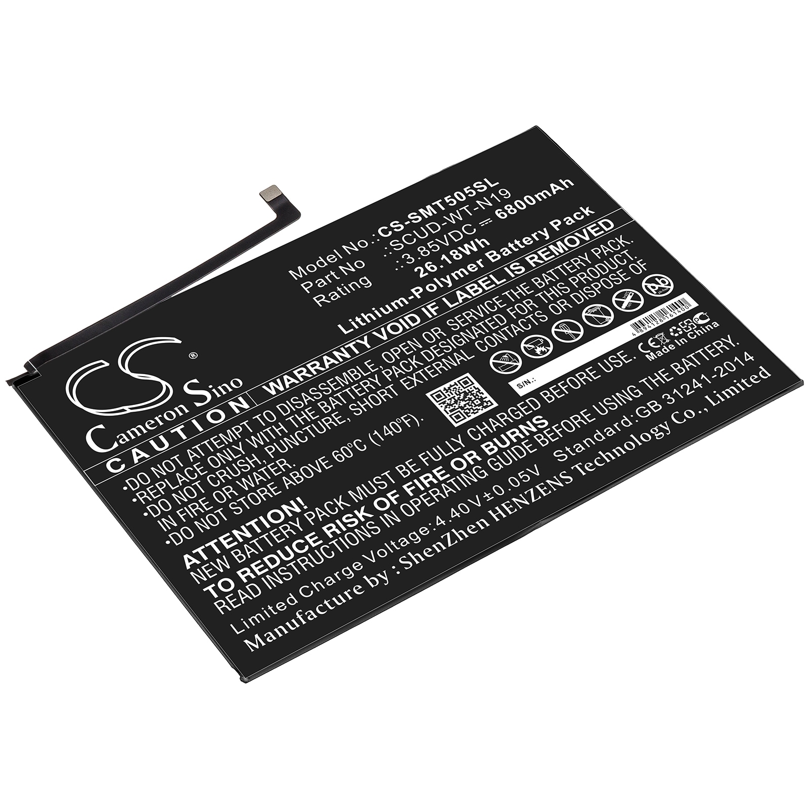 Batteri till Tablett för Samsung Galaxy Tab A7 10.4 2020, SM-T500, SM-T505