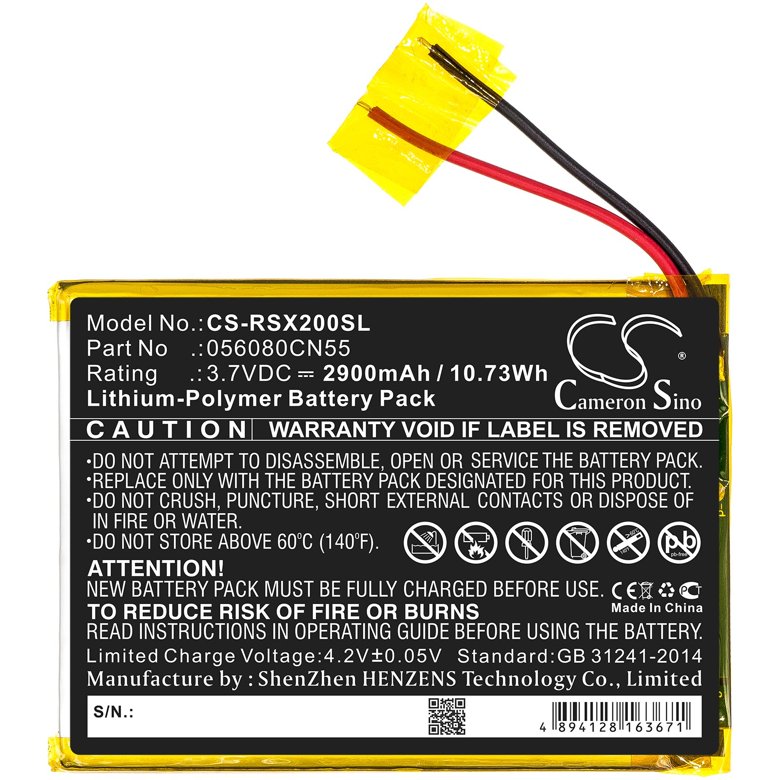 Batteri till Tablett för Oregon Scientific Meep, Meep X2, OP0118-13