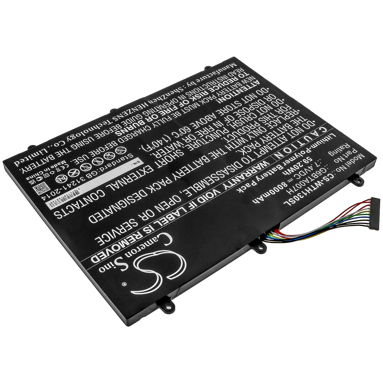 Batteri till Tablett för Wacom Cintiq Companion 2, DTH-W1300