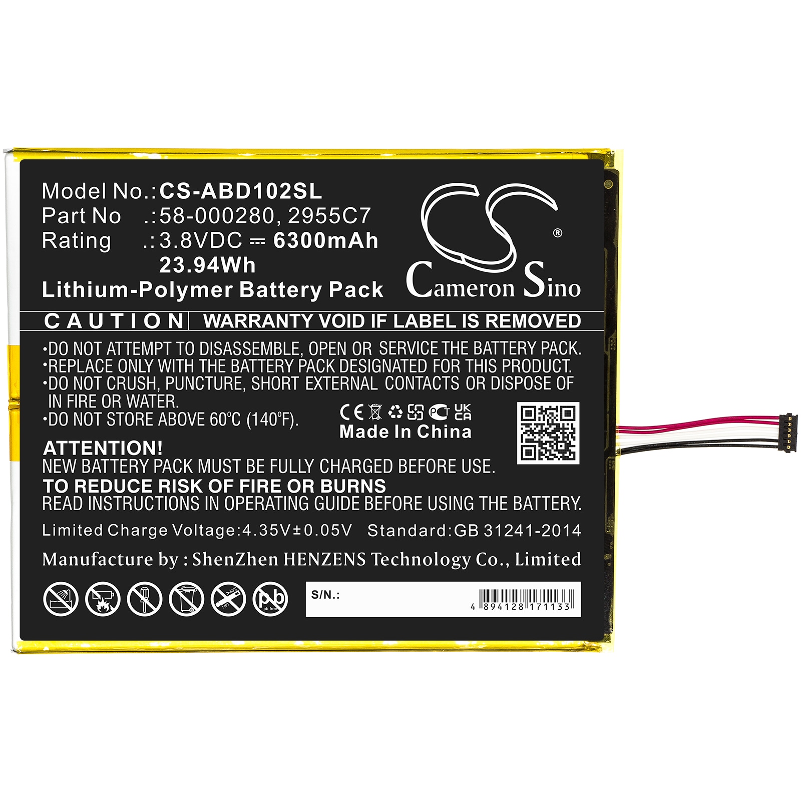 Batteri till Tablett för Amazon Kindle Fire HD 10.1 9th, M2V3R5