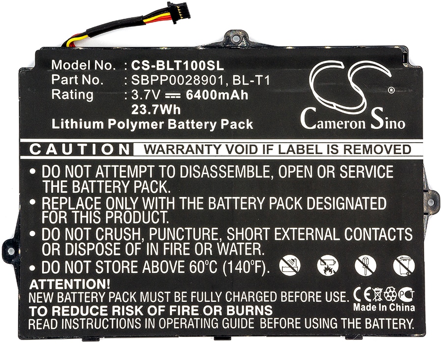 Batteri till Tablett för LG Optimus Pad V900, Optimus Pad L-06C, V900 m.fl.