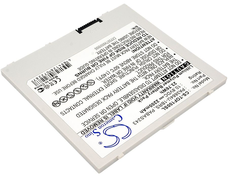 Batteri till Tablett för Toshiba 10 Thrive, Follo 100, Thrive AT105-T016 m.fl.
