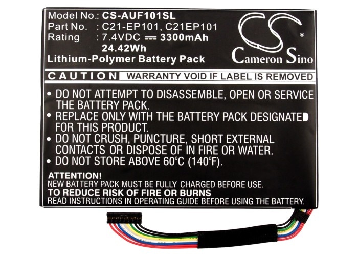 Batteri till Tablett för Asus Eee Transformer TF101, Eee Pad Transformer TR101 prefix m.fl.