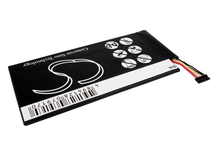 Batteri till Tablett för Google Nexus 7, Nexus 7 8GB, Nexus 7 16GB m.fl.