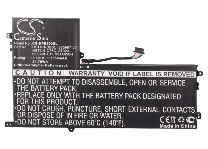 Batteri till Tablett för HP ElitePad 900, ElitePad 900 G1, D7X24PA m.fl.
