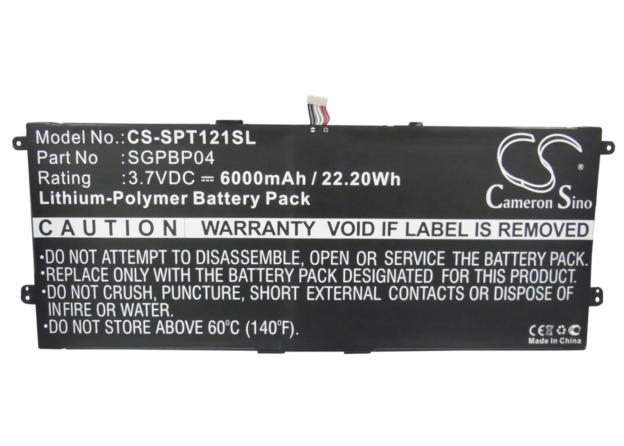 Batteri till Tablett för Sony Tablet S, GPT121, SGPT121US/S