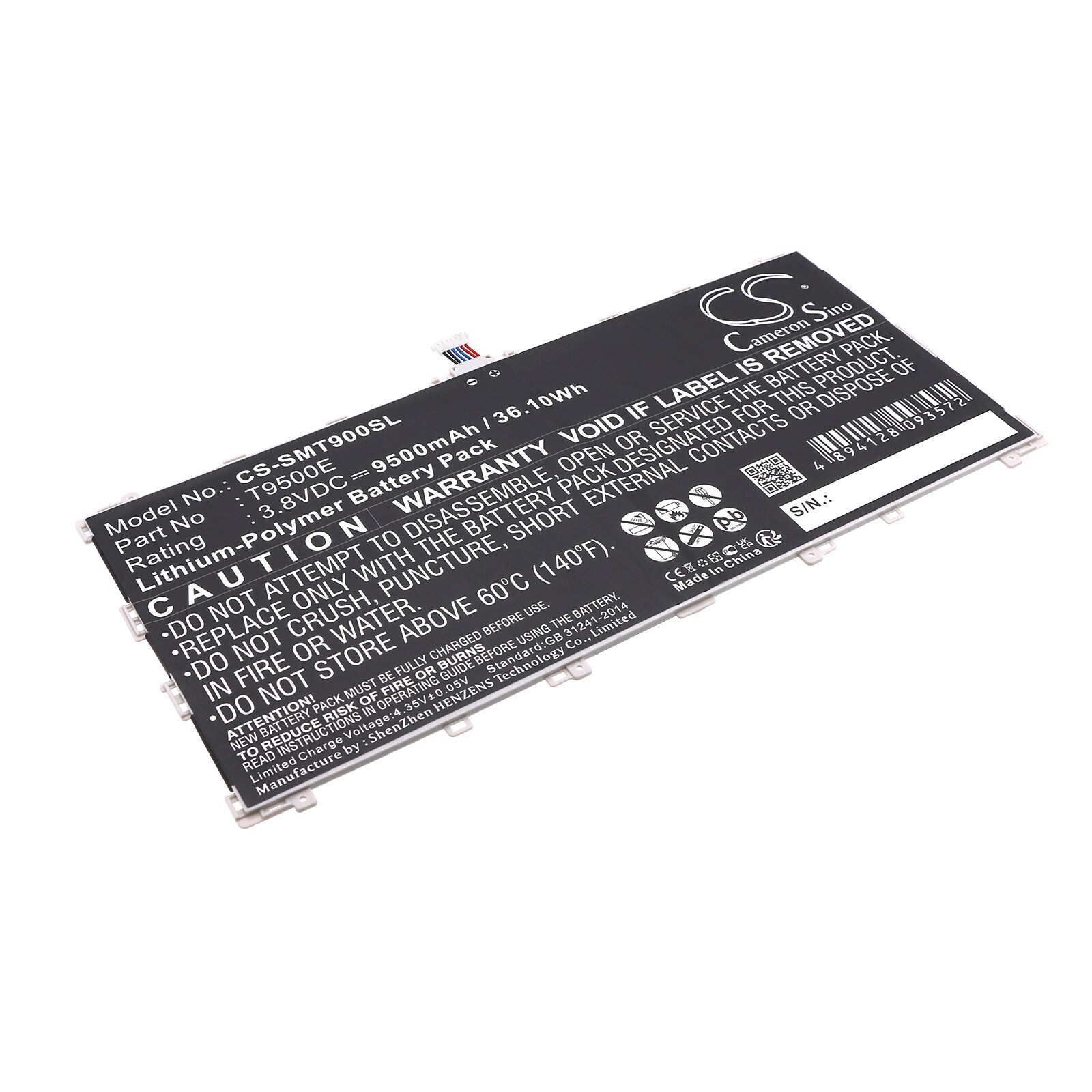 Batteri till Tablett för Samsung SM-T900, SM-T905, Galaxy TabPRO 12.2 m.fl.
