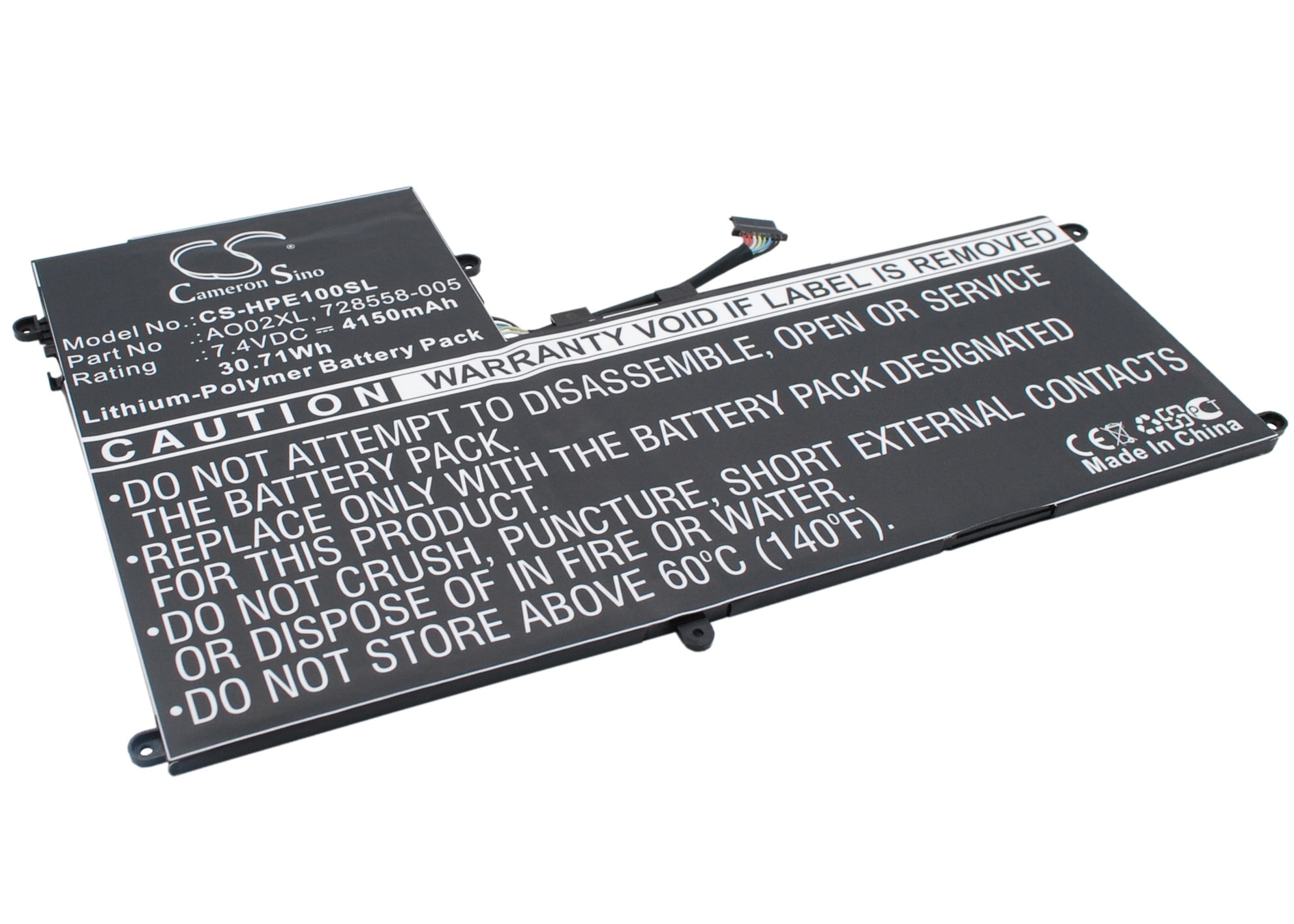 Batteri till Tablett för HP ElitePad 1000, ElitePad 1000 G2, F1Q77EA m.fl.