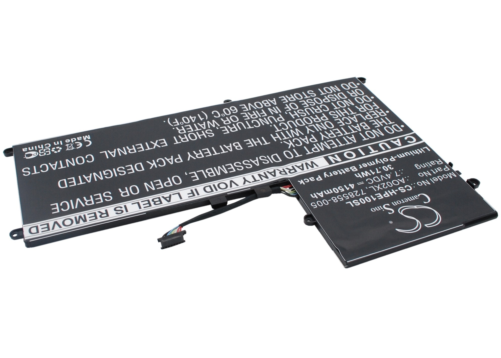 Batteri till Tablett för HP ElitePad 1000, ElitePad 1000 G2, F1Q77EA m.fl.