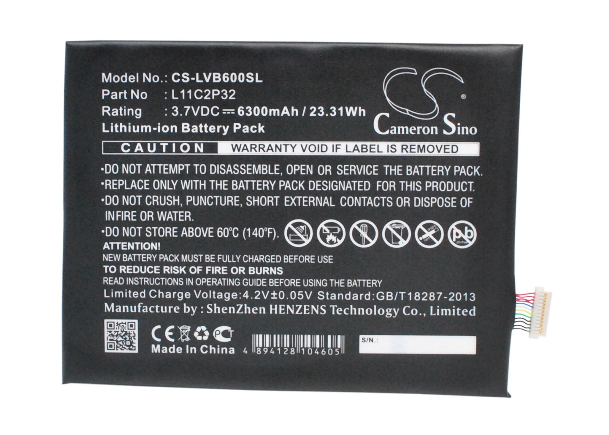 Batteri till Tablett för Lenovo IdeaPad S6000, IdeaPad S6000F, IdeaPad S6000L m.fl.