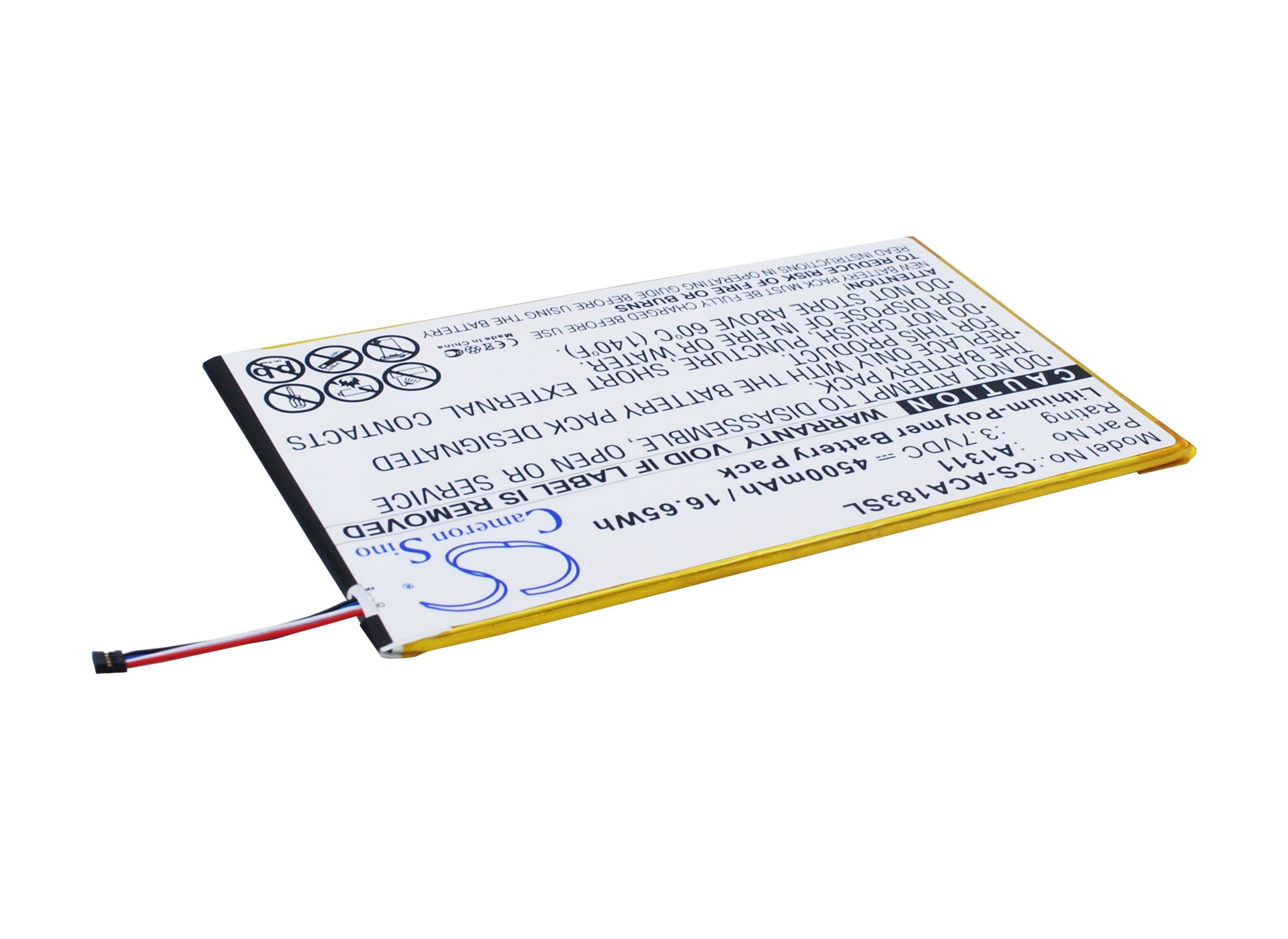 Batteri till Tablett för Acer Iconia Tab 8, A1-830, A1-830-2Csw-L16T m.fl.