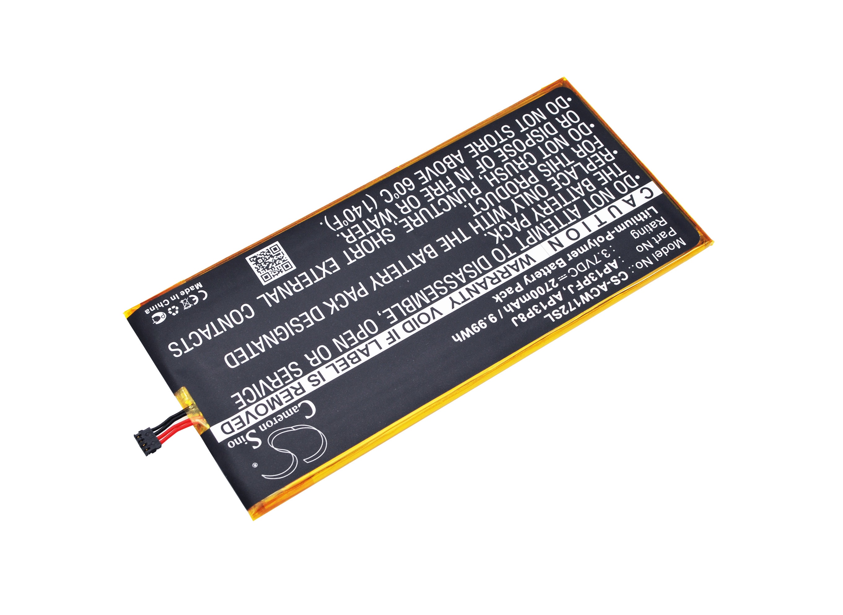 Batteri till Tablett för Acer Iconia B1-720, Iconia B1-720-L864 m.fl.