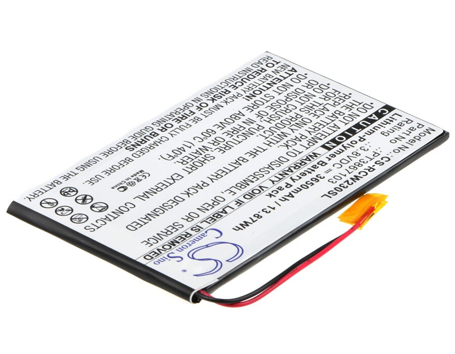 Batteri till Tablett för RCA RCT6272W23, 7"